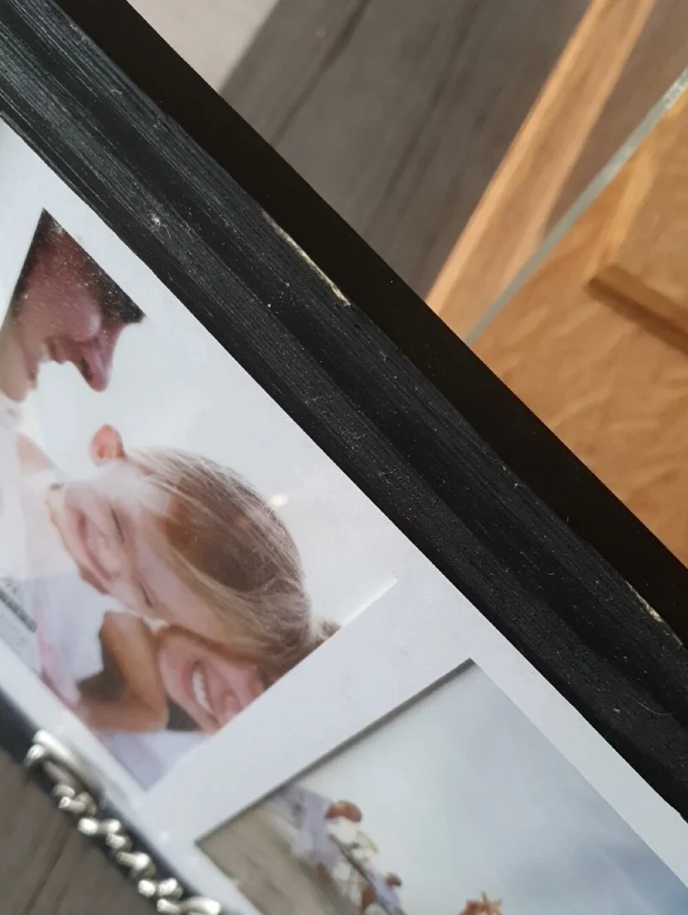 Family Forever Black Multi-Opening Photo Frame